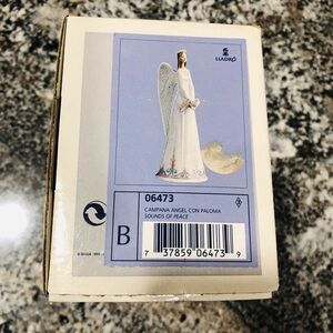 Collectible Lladro Porcelain Sounds of Peace Angel Figurine Bell with Box
